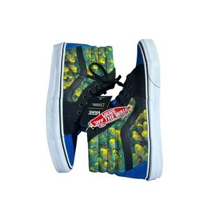 Vans x National Geographic Sk8-Hi Reissue Blue Black Fish Print Mens 12 Sneaker